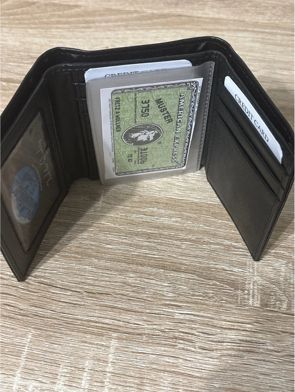 Virginia Tech VT Black Bi-Fold Wallet
